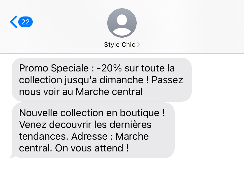 Campagne SMS 2