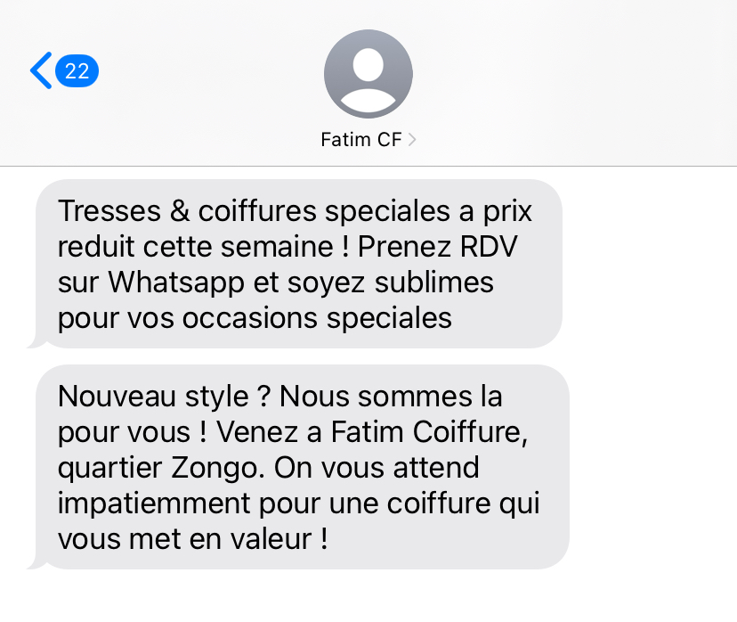 Campagne SMS 3
