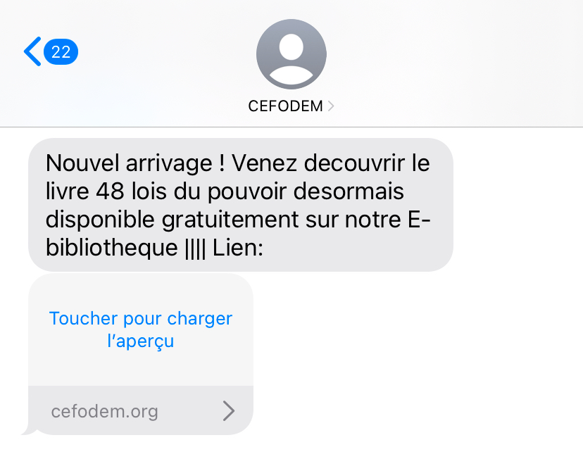 Campagne SMS 6