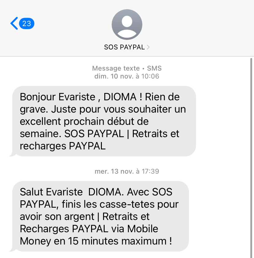 Campagne SMS 8